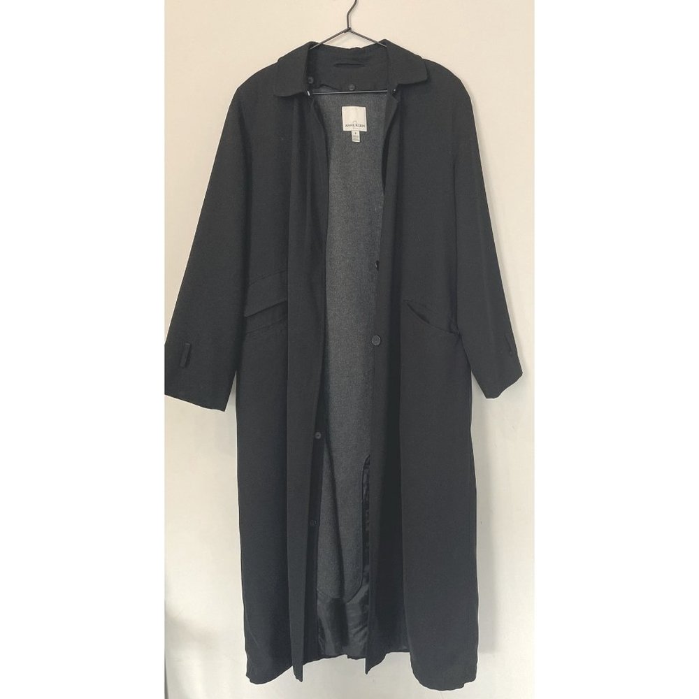 Anne Klein Wool/Cashmere Trench Coat NWOT